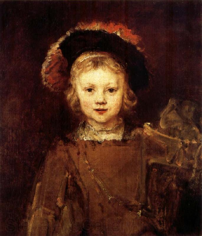 REMBRANDT Harmenszoon van Rijn Young Boy in Fancy Dress Spain oil painting art